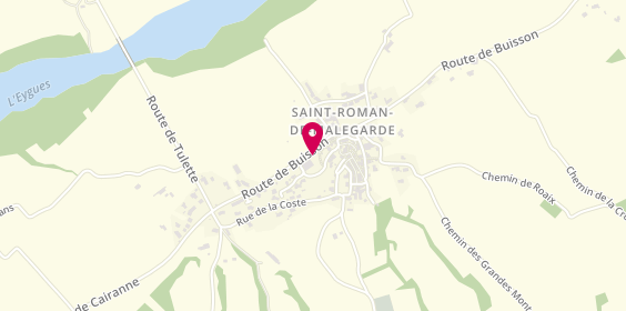 Plan de Domaine Fond Croze, Route de Cairanne, 84290 Saint-Roman-de-Malegarde
