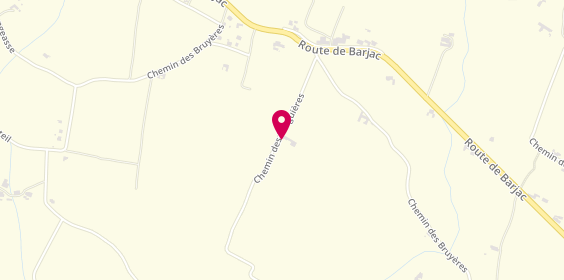 Plan de Domaine du Roucas, 918 chemin des Bruyères, 30130 Saint-Paulet-de-Caisson
