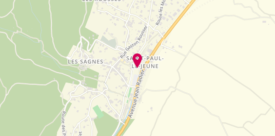 Plan de DUMAS Josette, La Gare, 07460 Saint-Paul-le-Jeune