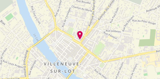 Plan de Le Phileas Fogg, 4 Boulevard Georges Leygues, 47300 Villeneuve-sur-Lot