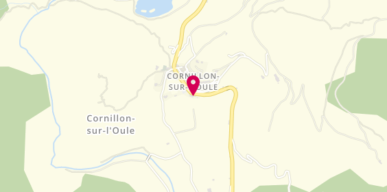 Plan de Le Cellier de Cornillon, 4, Calade de l'Ecole
Le Village, 26510 Cornillon-sur-l'Oule