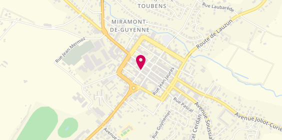 Plan de Ka've Plein Sud, 7 Rue Martignac, 47800 Miramont-de-Guyenne