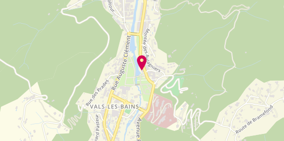 Plan de Le Carré des Maîtres, 8 avenue Paul Ribeyre, 07600 Vals-les-Bains