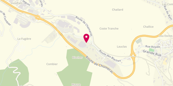 Plan de Domaine des Accoles, Bâtiment Mdg
593 Route des Blaches, 07210 Alissas