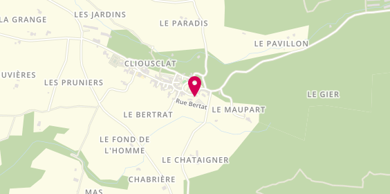 Plan de La Cave Cliou, 630 Grande Rue, 26270 Cliousclat