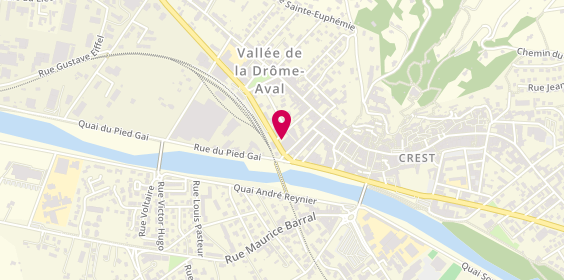 Plan de La Cave du Bourg, 51 Rue Emile Loubet, 26400 Crest