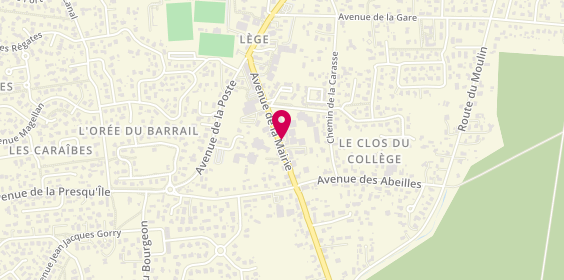 Plan de BABA, 52 avenue de la Mairie, 33950 Lège-Cap-Ferret