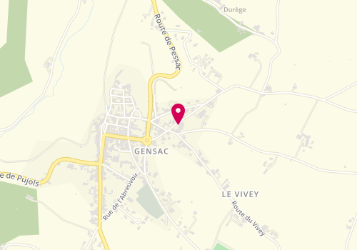 Plan de Domaines Fontana SCEA, 14 Route de Sainte-Foy la Grande, 33890 Gensac