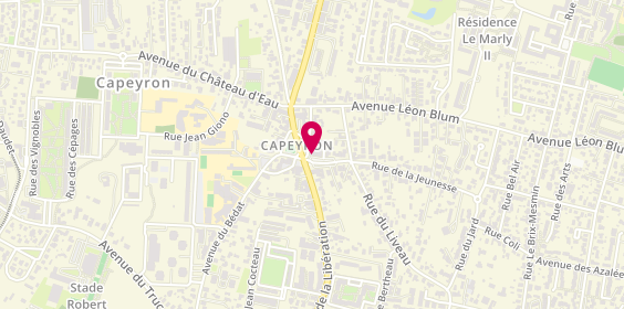 Plan de Les Caves du Cap, 2 Bis Rue Jan Masaryk, 33700 Mérignac