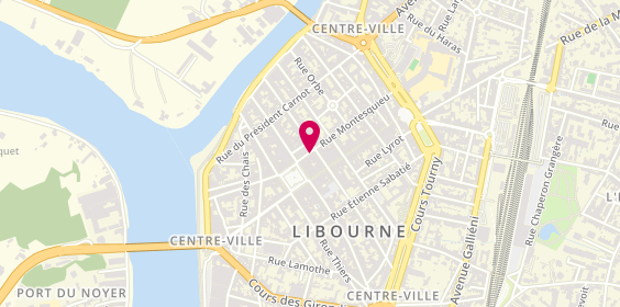 Plan de Le Montesquieu, 14 Rue Montesquieu, 33500 Libourne