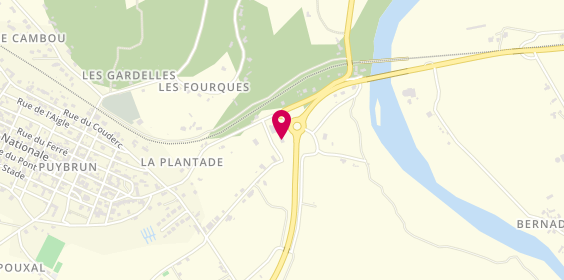 Plan de La Cave de la Bastide, domaine de Lafon, 46130 Puybrun