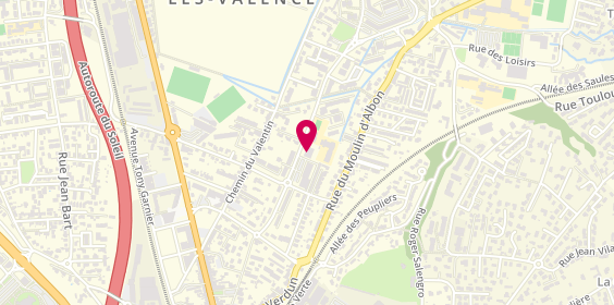 Plan de La Ronde des Vins, 6 avenue Jean Moulin 4 Et, 26500 Bourg-lès-Valence
