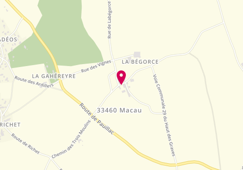 Plan de Chateau Labegorce, 1 Route De
Rue de Labegorce, 33460 Margaux-Cantenac