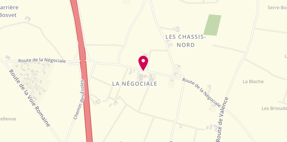 Plan de Domaine Jaboulet Philippe et Vincent, 920 Route de la Négociale, 26600 Mercurol-Veaunes