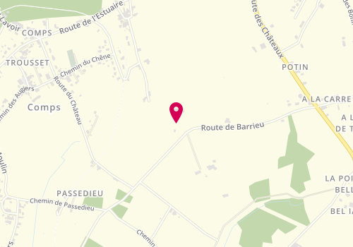 Plan de Château Colbert SCA, 33 Route Coteaux, 33710 Comps