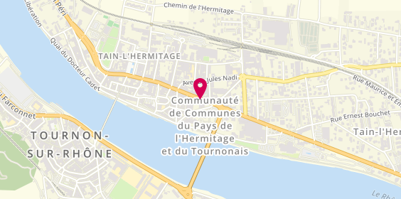 Plan de Domaine Marc Sorrel, 128 Bis avenue Jean Jaurès, 26600 Tain-l'Hermitage