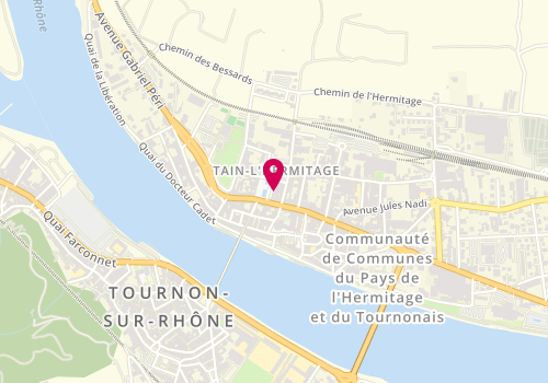 Plan de Vineum, 25 place du Taurobole, 26600 Tain-l'Hermitage