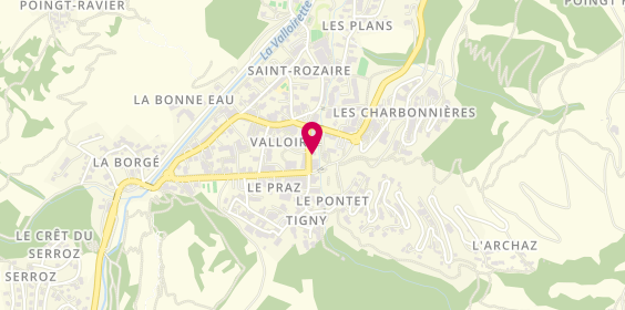 Plan de La Cabote de Joseph, 54 Rue de la Setaz, 73450 Valloire