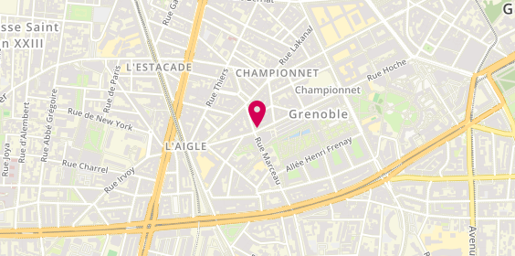 Plan de Le Verre à Soi, 11 Rue Marceau, 38000 Grenoble
