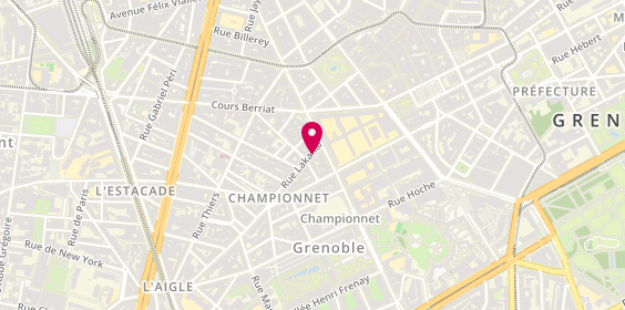 Plan de L'Echanson, 1 Rue Lakanal, 38000 Grenoble