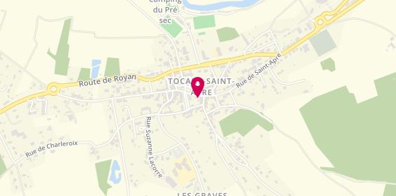 Plan de Cave du Tocanais, 6 Rue Bertran de Born, 24350 Tocane-Saint-Apre