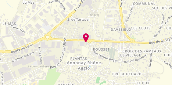 Plan de Cave Cevenole, 402 Rue de la République, 07430 Davézieux