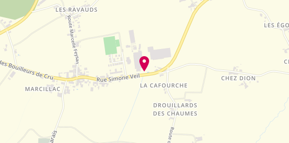 Plan de Les Vignerons de Tutiac, 491 Rue Simone Veil
La Cafourche, 33860 Val-de-Livenne