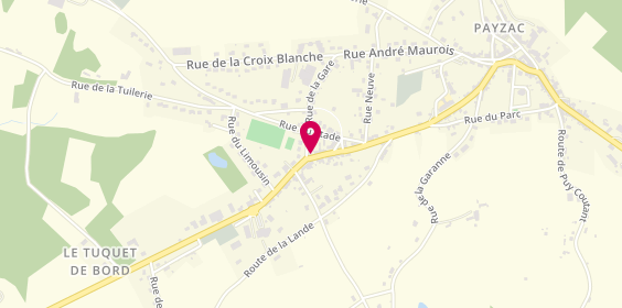Plan de La Cave à Ricou, 18 Rue d'Aquitaine, 24270 Savignac-Lédrier