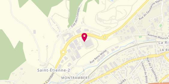 Plan de SOUCHON Boissons Services, Zone Industrielle Montrambert Pigeot, 42150 La Ricamarie