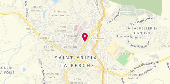 Plan de Le Caveau de Bacchus, 30 Boulevard de l'Hôtel de Ville, 87500 Saint-Yrieix-la-Perche