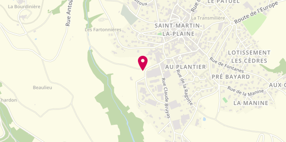 Plan de Cave Balthazard, 8 Rue de Beaulieu, 42800 Saint-Martin-la-Plaine