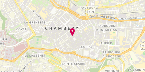 Plan de Les Grands Alambics, 22 Rue Saint-Réal, 73000 Chambéry