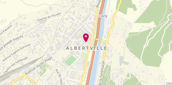 Plan de La Belle Goutte, 43 place de l'Europe, 73200 Albertville