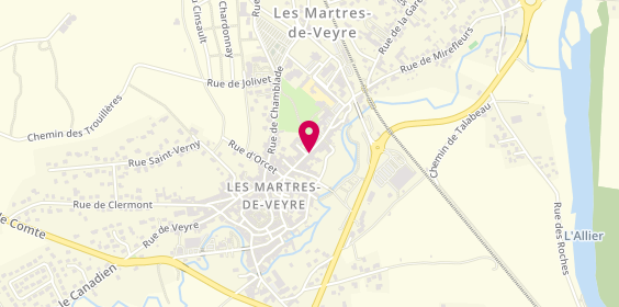 Plan de PRADIER Marc, 9 Rue Saint-Jean Baptiste, 63730 Les Martres-de-Veyre