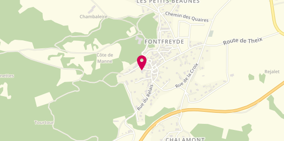 Plan de La Cave des Mayets, 1 Impasse Maillets Fontfreyde, 63122 Saint-Genès-Champanelle