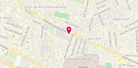 Plan de Aux Bons Vins de France, 100 Avenue Lacassagne, 69003 Lyon