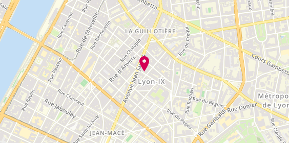 Plan de Vercoquin, 33 Rue de la Thibaudière, 69007 Lyon