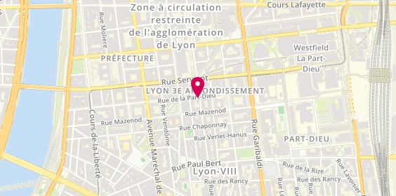 Plan de La Maison des Rhums, 78 Rue de la Part-Dieu, 69003 Lyon