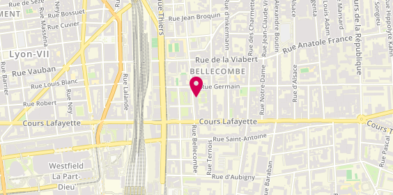 Plan de Bellecave, 75 Rue Bellecombe, 69006 Lyon