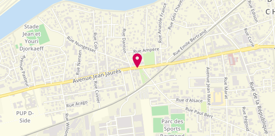 Plan de Chez tonton, 154 avenue Jean Jaurès, 69150 Décines-Charpieu
