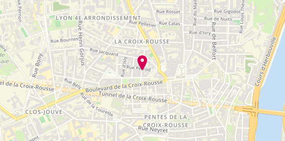 Plan de Gourmet Croix Rousse, 6 Rue Villeneuve, 69004 Lyon