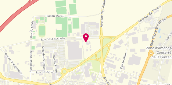 Plan de Aux Sources Vinicoles Lempdes, 34 Rue de la Rochelle, 63370 Lempdes