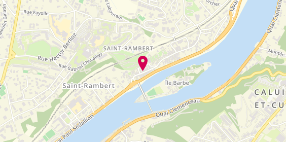 Plan de Le Porte-Pot de l'Ile Barbe, 5 Grande Rue de Saint Rambert, 69009 Lyon