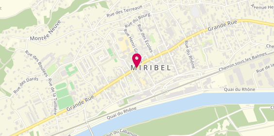 Plan de La Cave de Miribel, 886 Grande Rue, 01700 Miribel