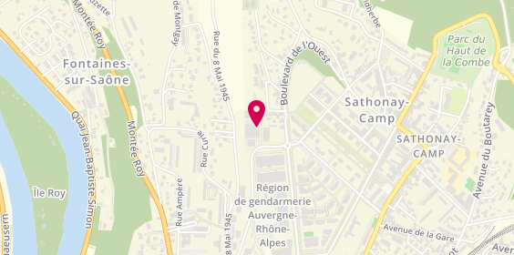 Plan de VinoLyon, 6 Boulevard des Monts d'Or, 69580 Sathonay-Camp