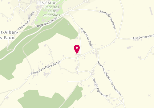 Plan de Vincent Giraudon, 269 Route de la Place du Lac, 42370 Saint-Alban-les-Eaux