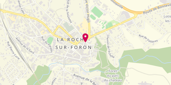 Plan de La Cave Ô Secrets, 50 Faubourg Saint-Martin, 74800 La Roche-sur-Foron