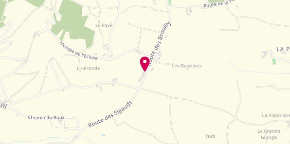 Plan de BULLIAT Jean Yves, 1750 Route Brouilly, 69220 Saint-Lager