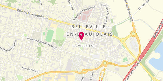 Plan de Gaec Segaud Les Bruyeres Lachaux, 14 Rue Beaujolais, 69220 Belleville