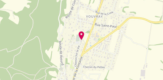 Plan de Le Caveau de Vouvray, 716 Rue du Bugey, 01200 Valserhône